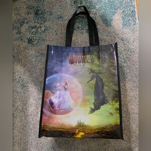 Rare WICKED FOR GOOD  Tote Bag Movie Promo Item, New & Never Used